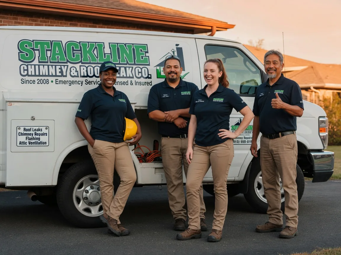 Chimney flashing repair company in Newark, OH